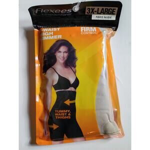 Maidenform Flexees High Waist Thigh Slimmer 3X Nude